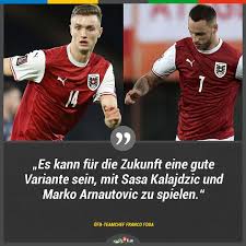 Und solospitze arnautović war für den tiefgang zuständig. Laola1 Gute Idee Wie Teamchef Eine Doppelspitze Kalajdzic Arnautovic Begrundet Https Bit Ly 3fgyiia Facebook