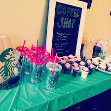 Birthday Party Theme Ideas For 14 Year Olds Starbucks Themed Birthday Party Starbucks Birthday Party Girl Birthday Themes Birthday Party For Teens