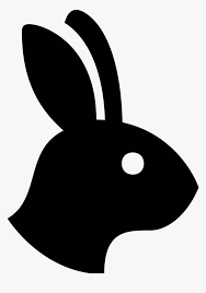 This design sample features our #1147 circle monogram embroidery font. Domestic Rabbit European Rabbit Computer Icons Rabbit Head Silhouette Png Transparent Png Kindpng
