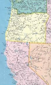 A map of the southern oregon and northern california. Colestin Rural Fire District Map Geography