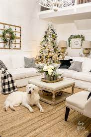 It'll feel like an actual oasis in your living room. Black And White Christmas Living Room Decor