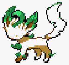 The ranges shown on the right are for a level 100 pokémon. Leafeon Pixel Art Pokemon Famille Evoli Transparent Png 750x570 Free Download On Nicepng