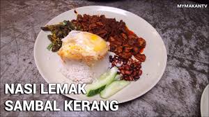 Nasi lemak is practically the symbol of malaysia; Street Food In Malaysia Ultimate Malaysian Nasi Lemak With Lots Of Sambal Kerang Youtube