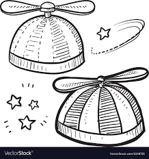 Propeller Hat Royalty Free Vector Image Vectorstock
