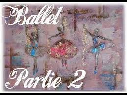 Tableau Facile Et Rapide A Realiser Tableau Danseuses Ballerines Partie 2 Youtube In 2020