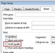 How to turn off the print gridlines in excel? Print Gridlines In A Worksheet Excel