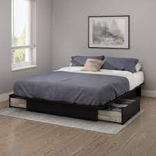 If i had the foresight i would have put some drawers or storage compartments under the bed and in doing so raise the height of the. South Shore Soho Storage Platform Bed With 2 Drawers Full Queen Walmart Com Walmart Com