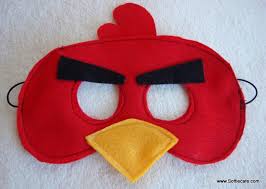 Angry Birds Felt Masks Gadgetsin Felt Mask Felt Crafts Angry Birds Party