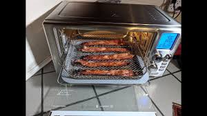 It only takes about 10 minutes to cook bacon in the air fryer and clean up is super simple. Fried Bacon Power Air Fryer Oven 360 Smart Convection Toaster Youtube