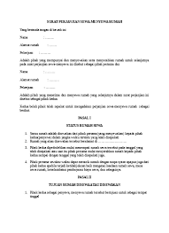 Yang bertanda tangan di bawah ini: Contoh Surat Perjanjian Sewa Rumah Lamudi Indonesia