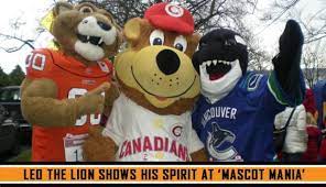 Download lion mascot stock vectors. Leo The Lion Shows His Spirit At Mascot Mania Bc Lions