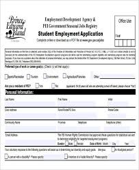 It starts with personal information section, which is followed by work experience, references. 22 Employment Application Form Template Free Word Pdf Formats
