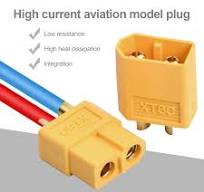 Drone Battery Plugs 3 Pair XT60 Connectors With 12AWG Wire - RC Battery Connectors For Drones & Cars LiPo Battery Connector Set