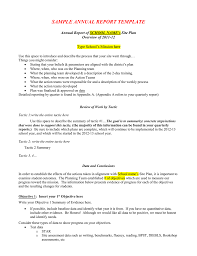 As an employee, you need to address all the core areas of interest to your manager on a timely basis. Sample Annual Report Template Type School S Mission Here