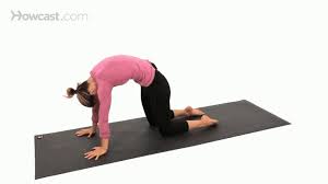 Usually, cow is practiced on an inhalation, and cat pose is on the exhale. How To Do A Cat Cow Pose For Energy Yoga Gif Gfycat