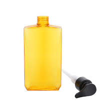 Download China 200ml Transparent Yellow Square Bottle Custom Pet Plastic Bottle China Yellow Pet Bottle External Pump Head Yellowimages Mockups