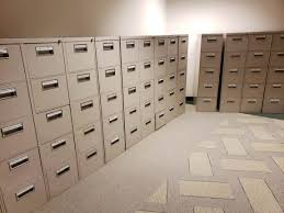 File cabinets come in different sizes, so the exterior measurement guide (see picture) may help when determining which size file bars you will need. Steelcase Beige 5 Drawer Vertical File Cabinet Steelcase