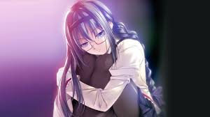 Veja mais ideias sobre metadinhas, anime, desenhos. Wallpaper Sadness Anime Girl Glasses 1920x1080 Full Hd 2k Picture Image