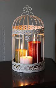 Large Bird Cage Candle Holder Glitter Candles In A Bird Cage Crafts By Amanda Candle Decor Bird Cage Decor Bird Cage Candle
