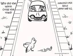 The best quality will come from printing on a laser printer directly from the pdf file that. Chicken Cross The Road Coloring Page