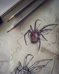 Learn how to draw a black widow spider! Black Widow By Lifebringer Ink On Deviantart