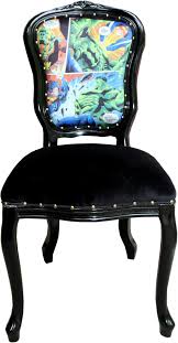Casa Padrino Barock Luxus Esszimmer Stuhl Comic Schwarz Designer Stuhl Design Mobel