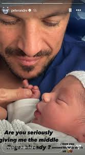 Junior Andre shares sweet message after his dad Peter welcomes his third  child with wife Emily