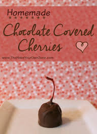 Homemade Chocolate Covered Cherries
