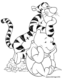 Ce dessin a colorier disney winnie ourson au parc a ete ajoute le 02 27 dans la categorie coloriage disney et imprimes 287 fois par des amateurs du coloriage. Coloriage Tigrou Et Winnie Ourson Facile Dessin Winnie Ourson A Imprimer