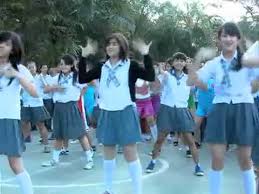 Luna_alex_billy_cindy_clara_aurel_julian_leo_bu prety_pak andrew_bima_dara ♥ cbdpaa Flash Mob Putih Abu Abu Youtube