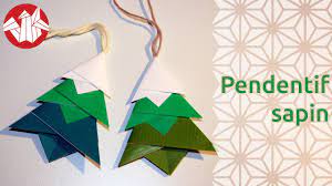 3 sapins malins en papier origami pour une déco de noël originale. Origami Deco De Noel Pendentif Sapin Christmas Tree Pendant Senbazuru Youtube