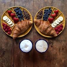 Symmetrical Food Photography Coffee Break Catering Food Breakfast Photography