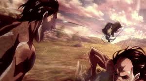 Attack On Titan Season 2 Episode 12 The Battle Begins Hannes Vs Smiling Titan 1080p Hd On Make A Gif I loved you, i love. hannes vs smiling titan