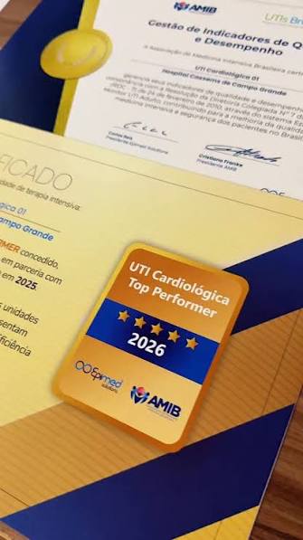 Cassems certificada e reconhecida! 👏🏆, Foram entregues os certificados de  UTI Top Performer do Hospital Cassems de Campo Grande. Esse reconhecimento  nacional, que já nos acompanha há três anos, ...