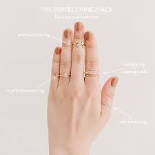 Style Guide How To Build The Perfect Ring Stack Lauren Conrad How To Wear Rings Stacking Rings Perfect Ring