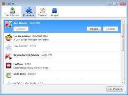 Remove Kaspersky Anti Banner And Url Advisor From Firefox Ghacks Tech News
