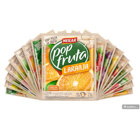 SUCO POP FRUTAS SABORES