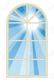 Light shining through a window clipart. Illustration Depicting The Sun Shining Through A Tall Rounded Royalty Free Cliparts Vectors And Stock Illustration Image 24569155