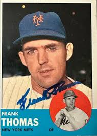 August 7, 1964: In his first at bat in a Phillies uniform, first baseman  Frank Thomas doubled and drove in a run against the team that just traded  him, the New York