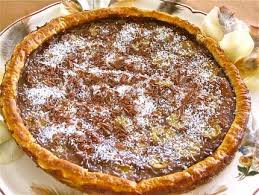 Tarte Au Lait De Coco Chocolat Bananes Recette Tarte Au Lait Recette Tarte Banane Recette Tarte