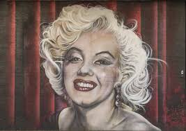 Mural in the Bishop Arts District by Muralist Lauren Aycock Featuring a a  Bee. Editorial Stock Photo