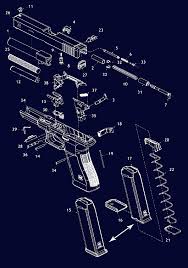 Glock Pistol Schematic Exploaded Gun Diagrams Gun Parts