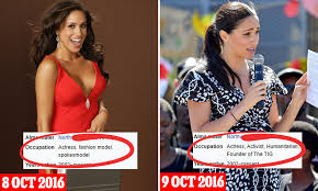 Sophie xeon, sophie long, and samuel long. Meghan Markle S Occupation On Wikipedia Changed Days Relationship With Prince Harry Was Revealed Daily Mail Online