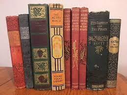Vtg Antique Lot Book Prop Display W Fancy Decorative Gold Gilt Spines 40 95 Book Spine Beautiful Cover Antiques