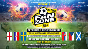 Scotland had lost to england in the group stage back in 1996, but hutchison hopes the scots can emerge victorious this time around. Euro S Fan Zone Hull Group Stage Sweden Vs Slovakia Croatia Vs Czech Republic England Vs Scotland Fan Zone Hull