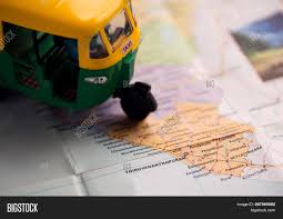 Tourist map of city of thrissur, india. Indian Toy Rickshaw Image Photo Free Trial Bigstock