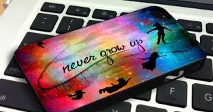 Disney Galaxy Nebula Peter Pan Never Grow Up Quote Personalized Case For Iphone 4 4s 5 5s 5 Cool Iphone Cases Galaxy S5 Phone Case Phone Case Accessories