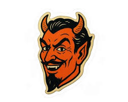 Vinyl Sticker Car, Outdoor Rated Life, Hand Drawn Art, Durable Decal,  Psychobilly Design, Halloween Devil Laptop Decor
