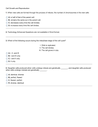 Check spelling or type a new query. Cell Growth And Reproduction 1 When New Cells Are Formed