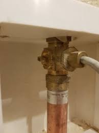 Water lines need to be purged of excess air? Refrigerator Water Line Shutoff Valve Terry Love Plumbing Advice Remodel Diy Professional Forum